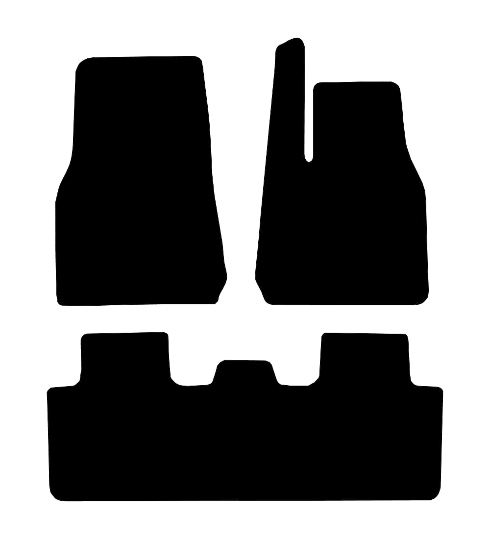 Tesla Model Y 2022 to Present Car Mats vehicle mat pattern