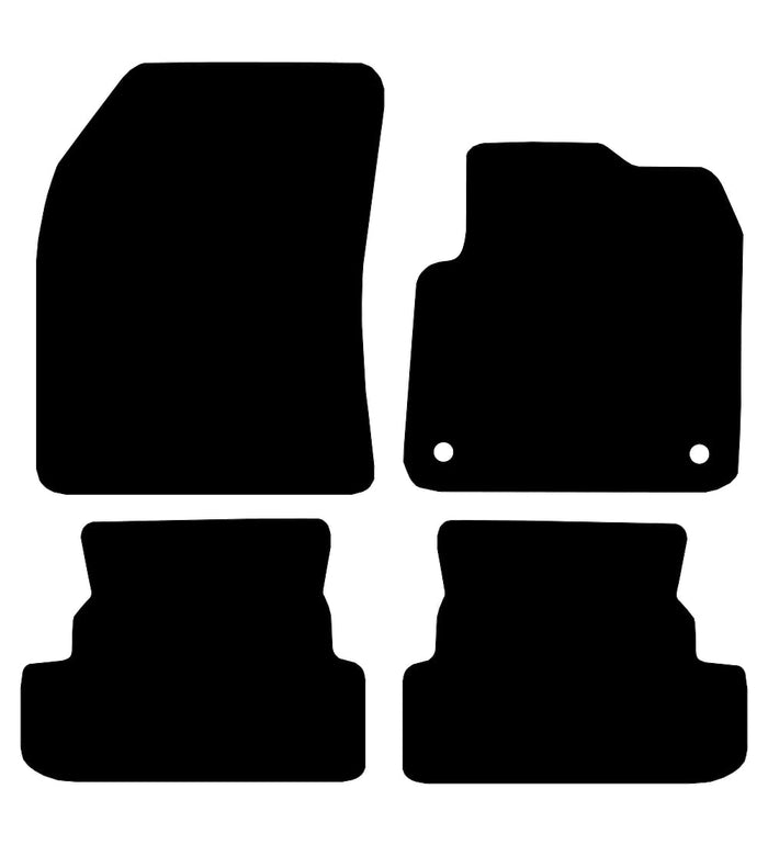 Vauxhall Grandland Hybrid Electric 2019 - 2021 Car Mats vehicle mat pattern