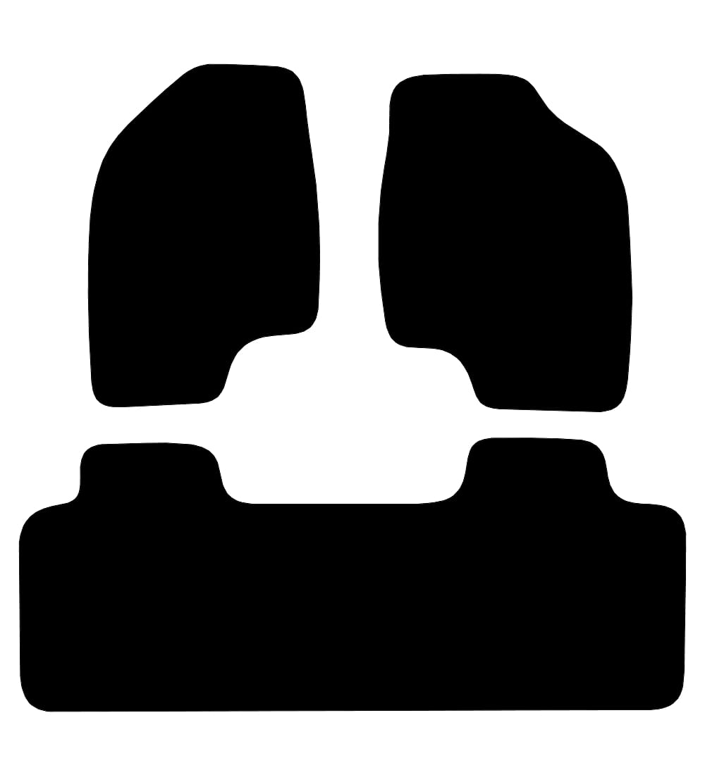 Toyota Previa 2000 - 2005 Car Mats vehicle mat pattern