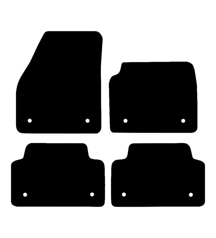 Jaguar E Pace 2018 to Present Car Mats vehicle mat pattern