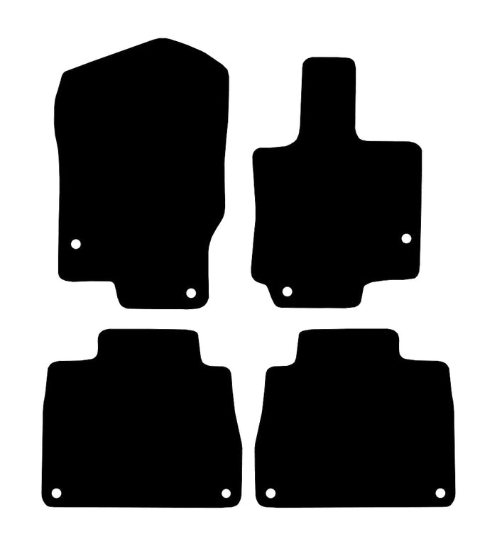 Mercedes GLE (4 Piece) 2019 to Present Car Mats vehicle mat pattern