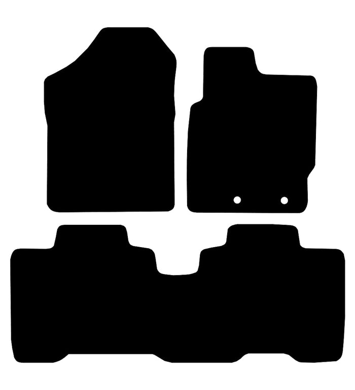 Toyota Verso S 2011 -2013 Car Mats vehicle mat pattern