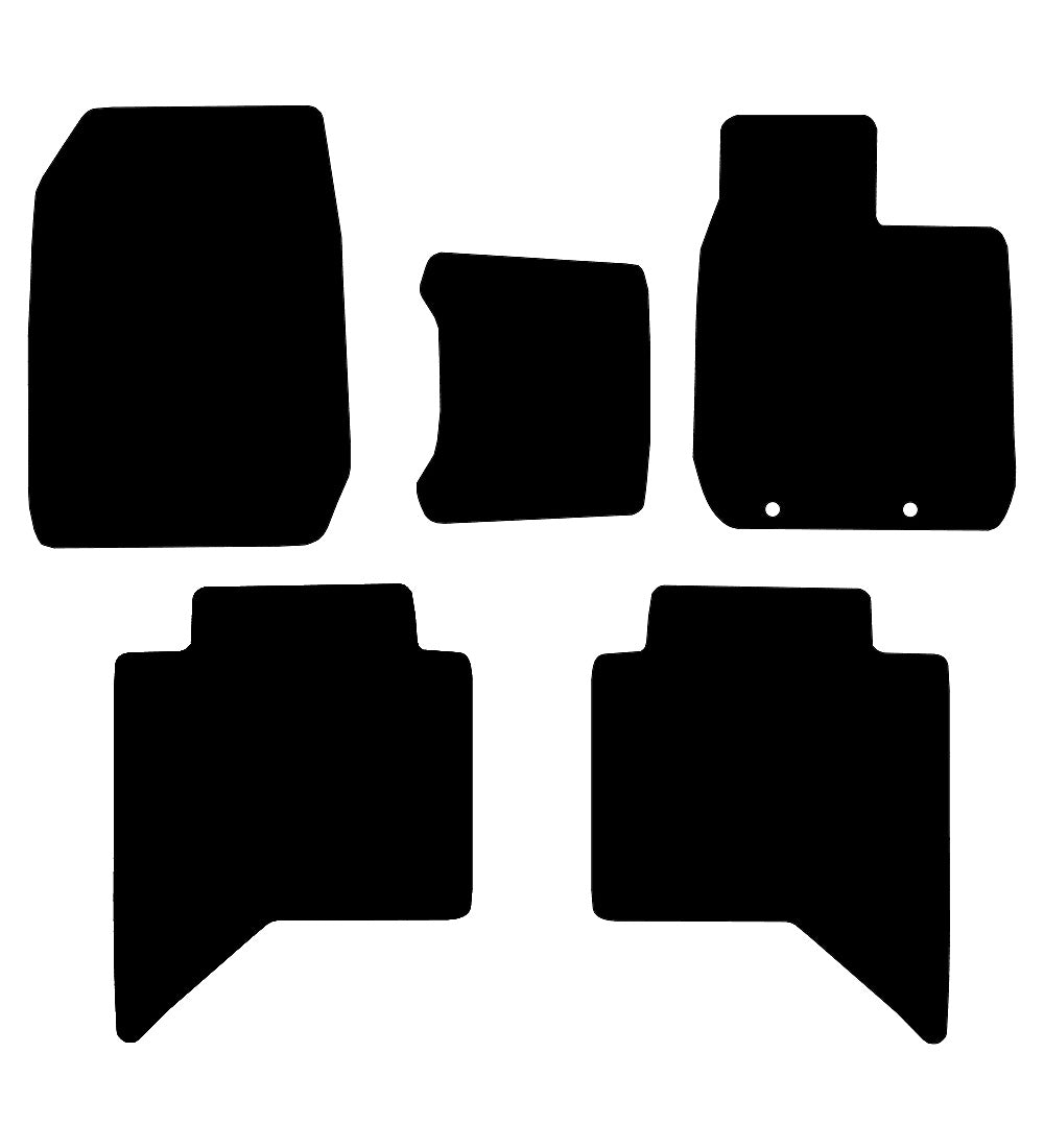 Isuzu D-Max 2021 to Present Car Mats vehicle mat pattern