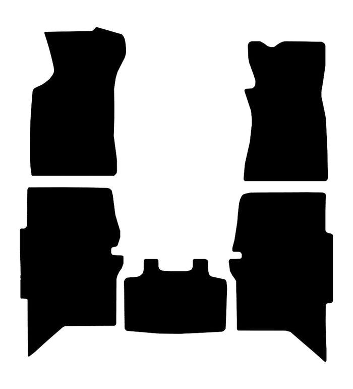 Toyota Hilux Invincible Double Cab 2005 - 2016 Car Mats vehicle mat pattern