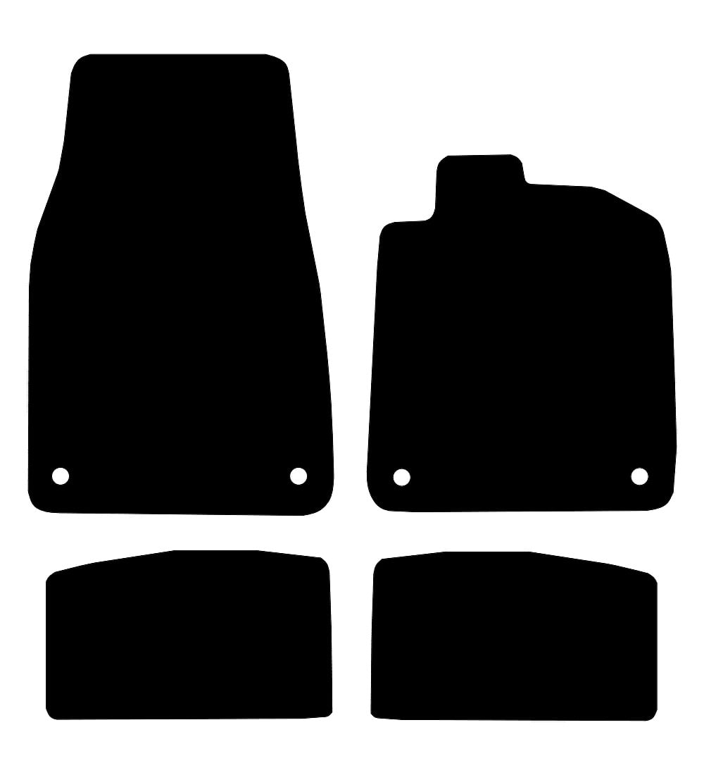 Audi E-Tron GT 2020 to Present Car Mats vehicle mat pattern