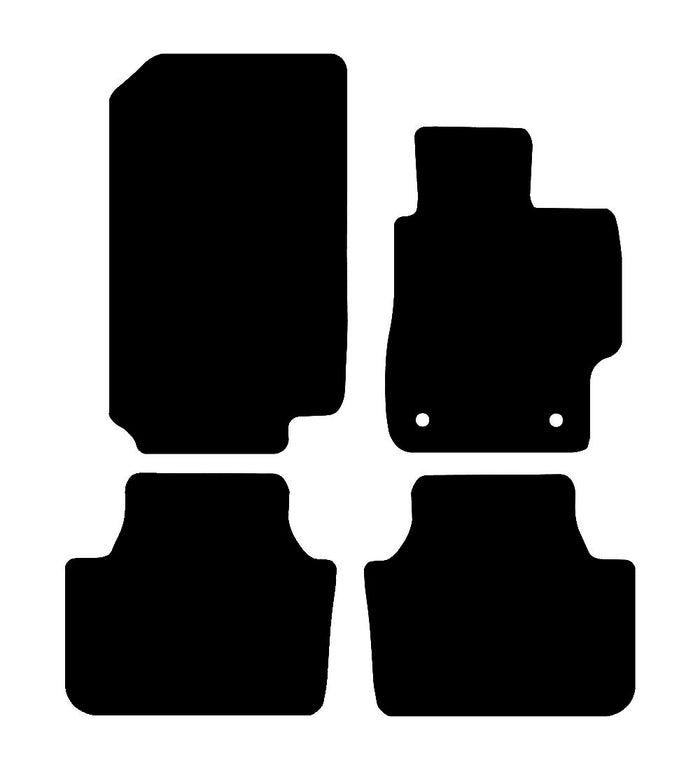 Honda Accord (Automatic) 2004 - 2008 Car Mats vehicle mat pattern