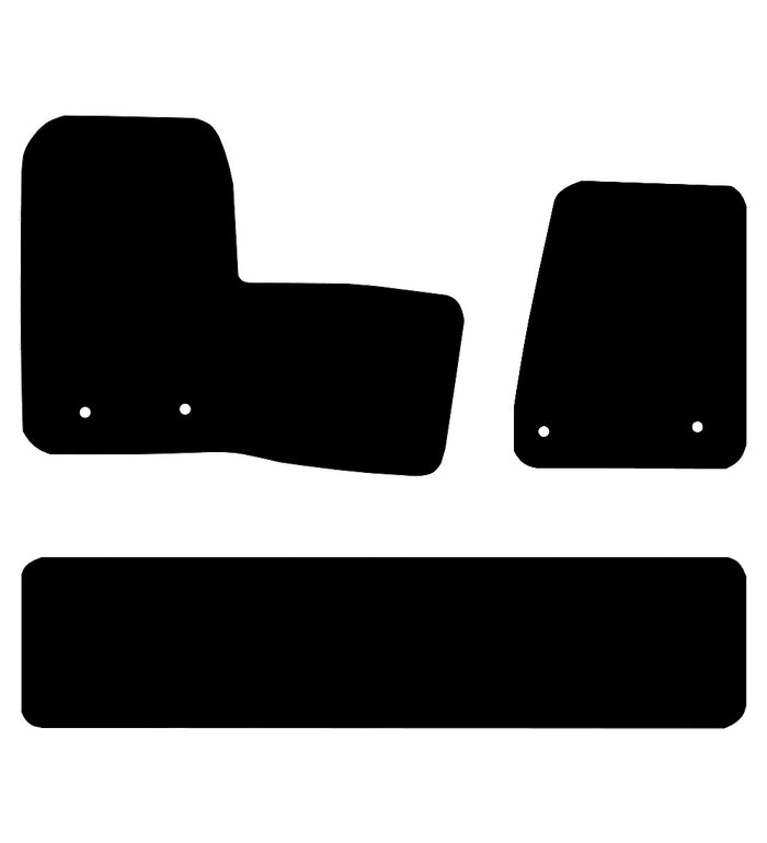 Ford Transit Custom Crew Cab (Manual) (2 Piece Front) 2018 - 2020 Car Mats vehicle mat pattern
