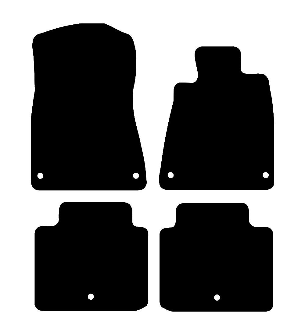 Lexus GS430 2007 - 2012 Car Mats vehicle mat pattern