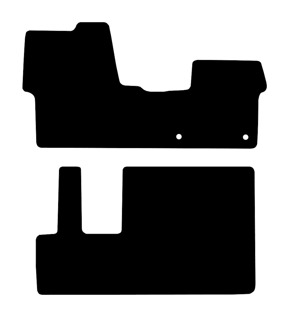 Peugeot Traveller Van (2 Piece) 2016 to Present Car Mats vehicle mat pattern