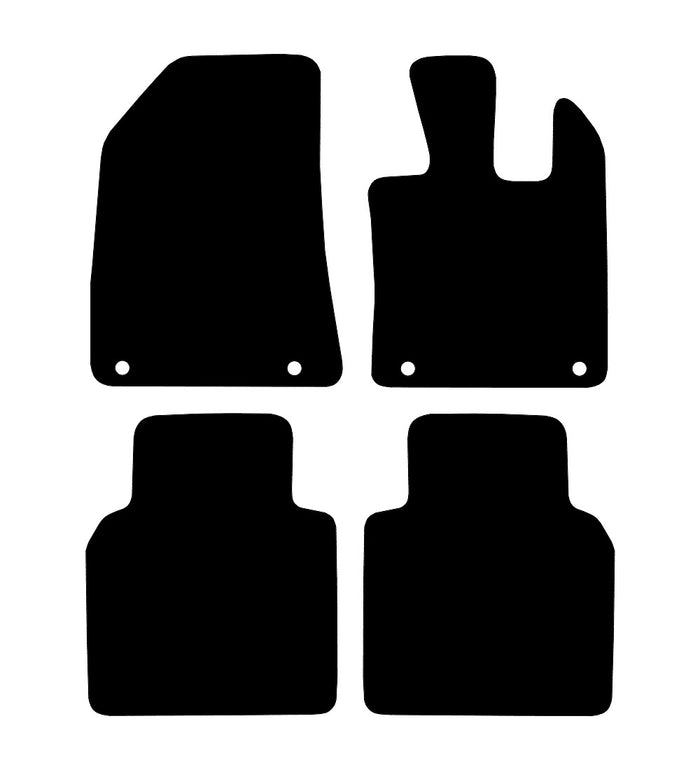 MG HS 2024 to Present Car Mats vehicle mat pattern