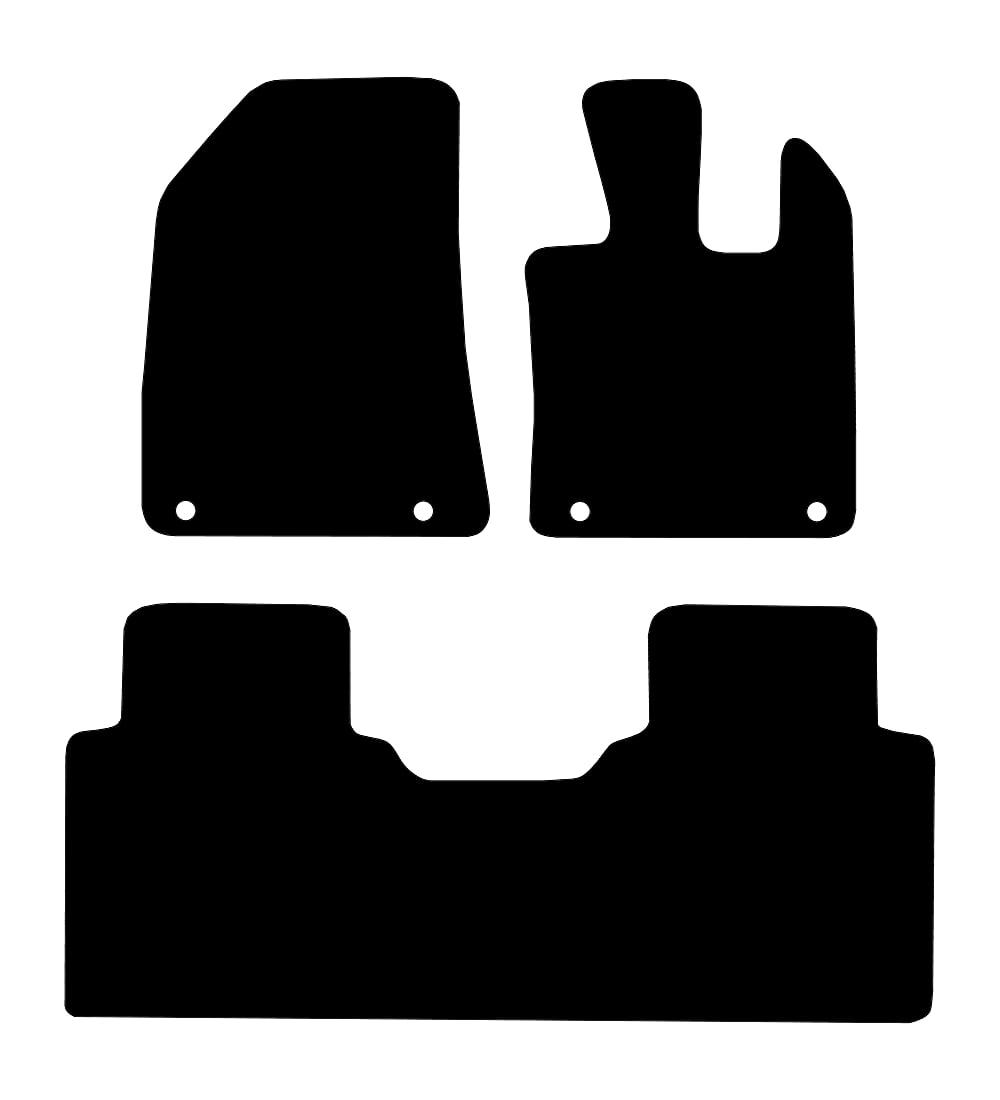 MG HS (1 Piece Backmat) 2024 to Present Car Mats vehicle mat pattern