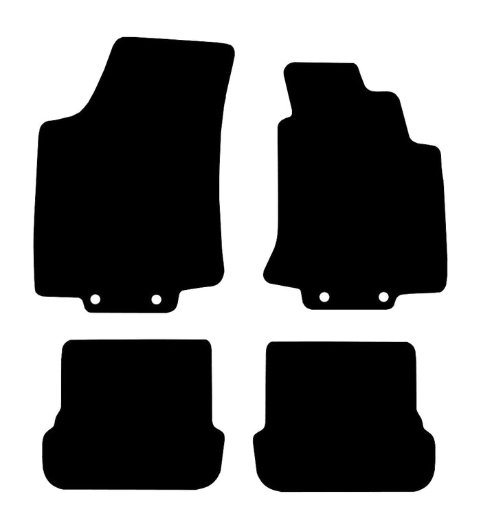Volkswagen Golf Convertable 1998 - 2004 Car Mats vehicle mat pattern