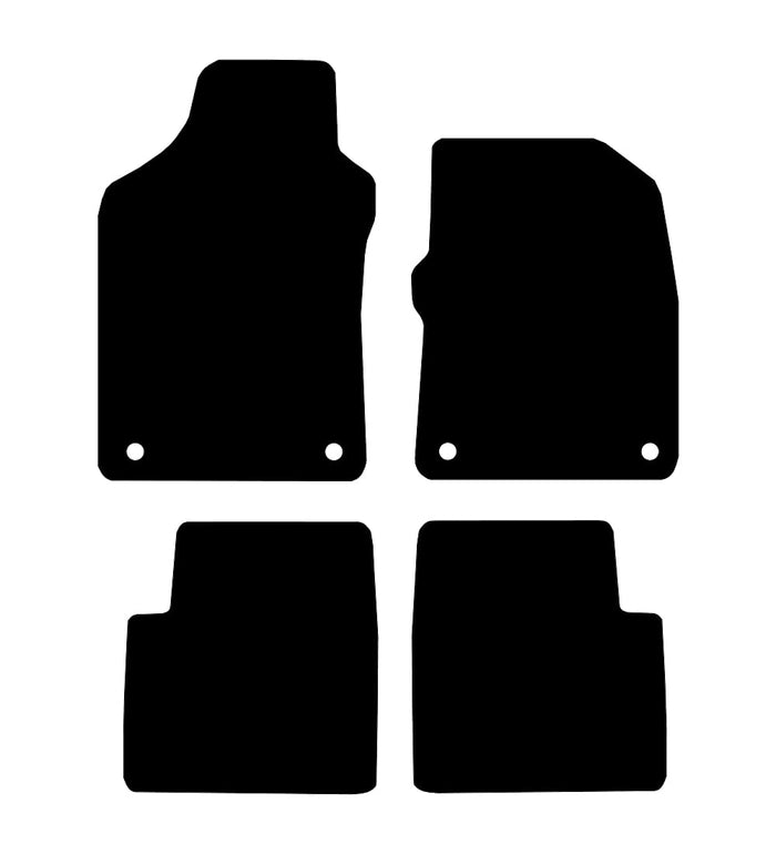 Fiat 500 (Abarth 595 Competizone Turismo) 2013 - 2020 Car Mats vehicle mat pattern