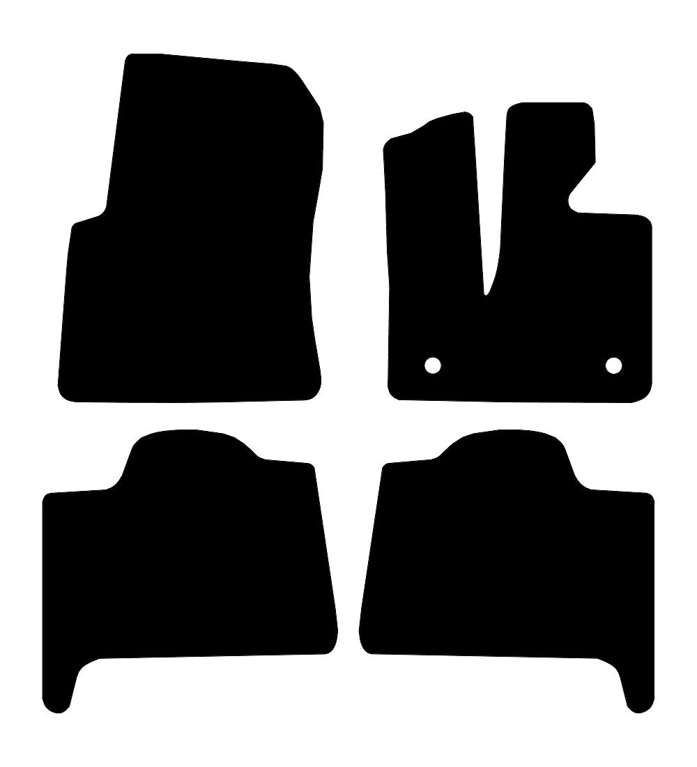 Ineos Grenadier (With Footrest) 2023 to Present Car Mats vehicle mat pattern