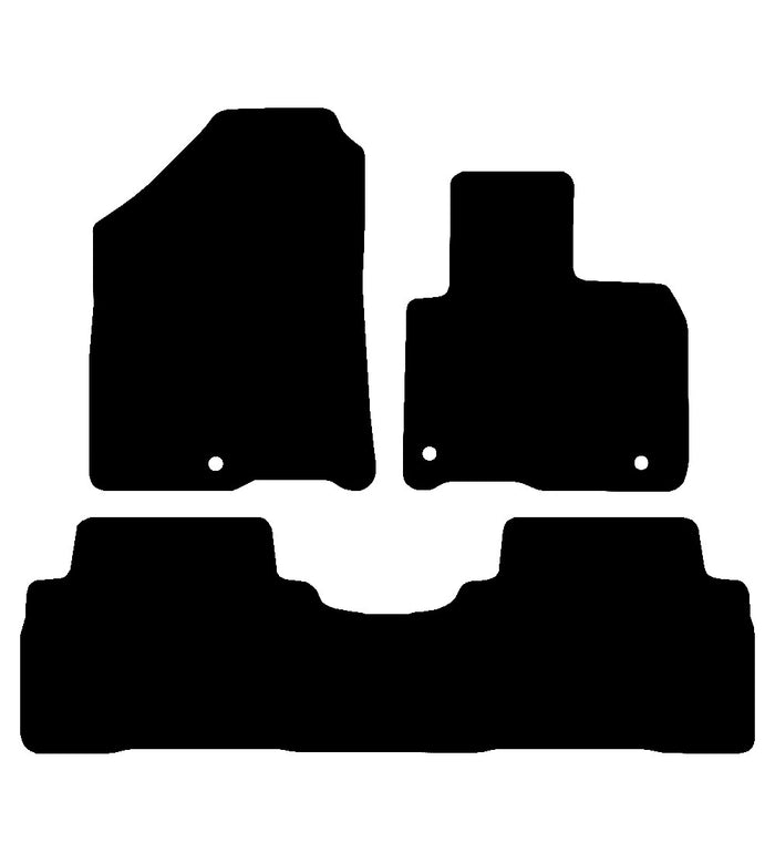 Kia Sorento (1 Piece Back Mat) 2015 - 2020 Car Mats vehicle mat pattern