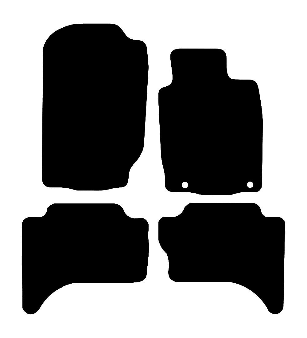 Fiat Fullback 2017 to Present Car Mats vehicle mat pattern
