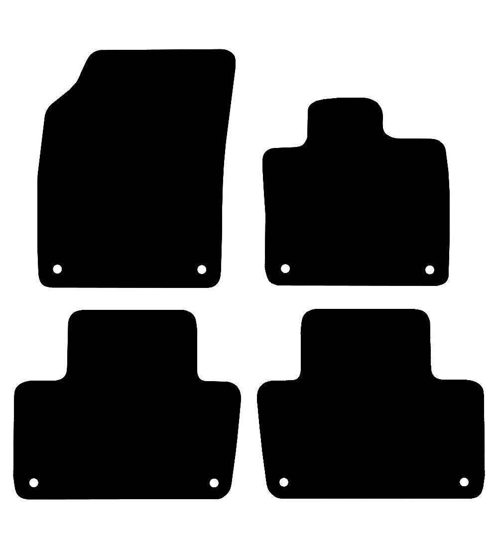 Volvo XC90 (T8) 2015 to Present Car Mats vehicle mat pattern