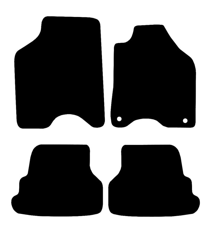 Seat Arosa (38cm Clip Spacing) 1997 - 2005 Car Mats vehicle mat pattern