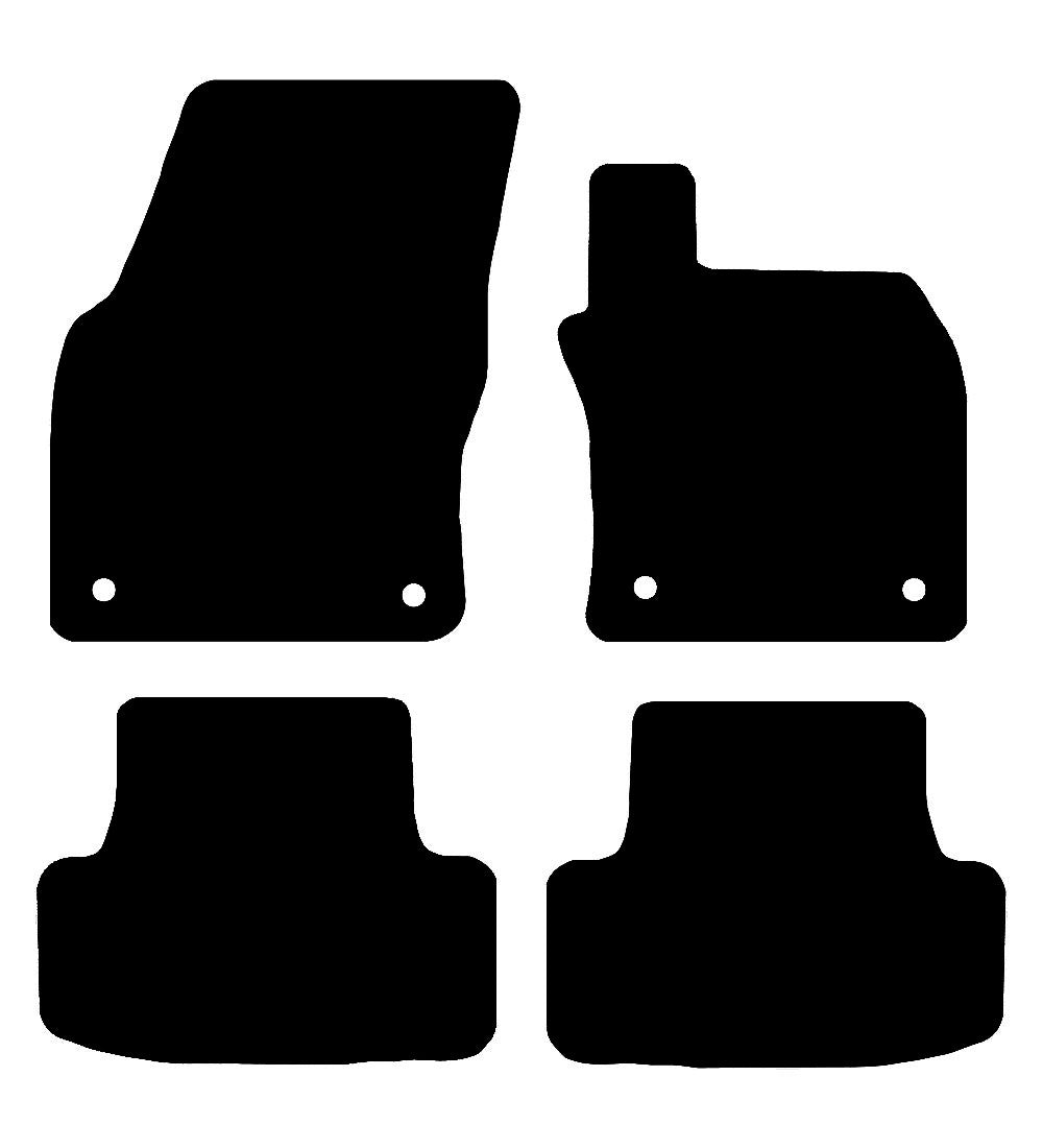 Seat Ateca 2016 to Present Car Mats vehicle mat pattern