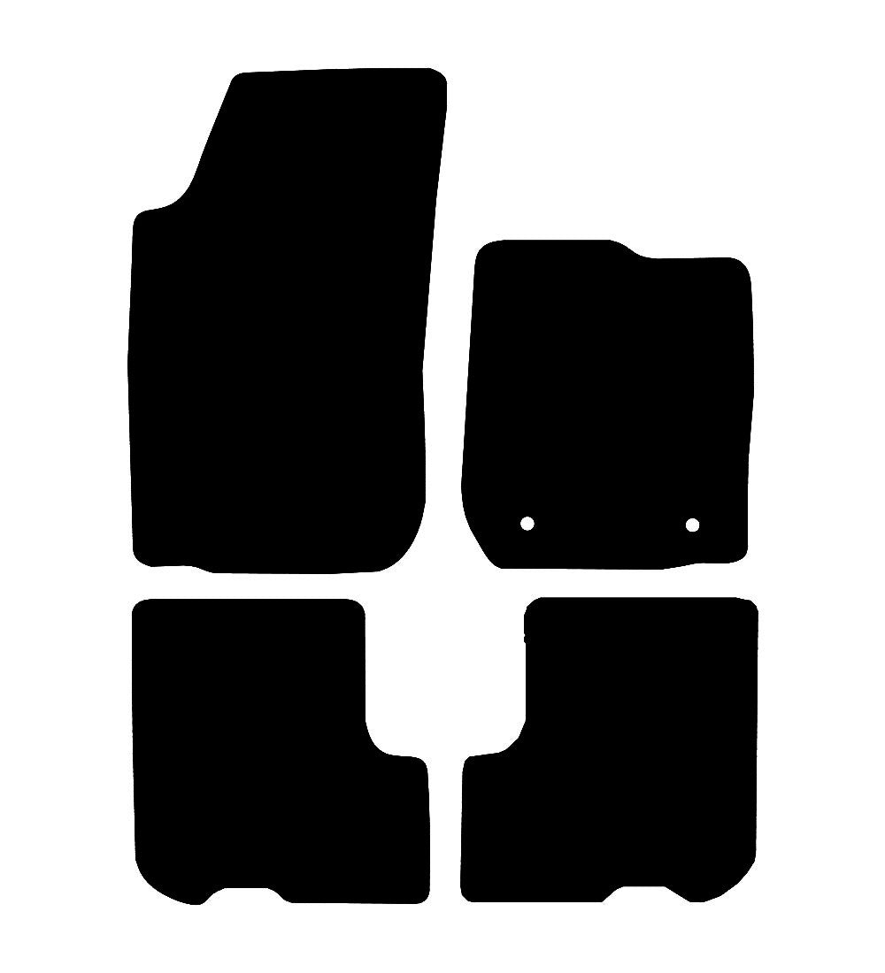 Dacia Logan 2013 to Present Car Mats vehicle mat pattern