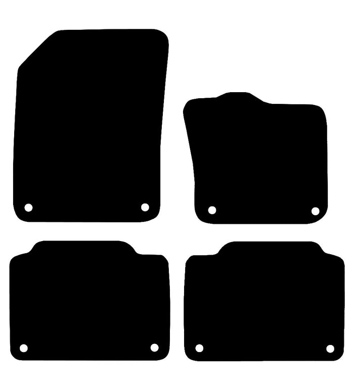 Volvo V90 2016 to Present Car Mats vehicle mat pattern