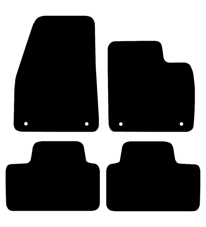 Volvo XC40 (Manual) 2018 to Present Car Mats vehicle mat pattern
