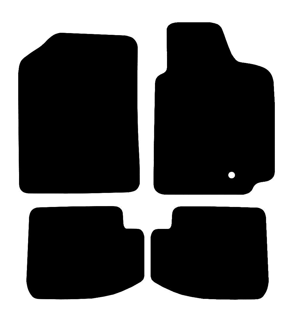 Toyota Yaris T Sport (1 CLIP) 2001 - 2006 Car Mats vehicle mat pattern