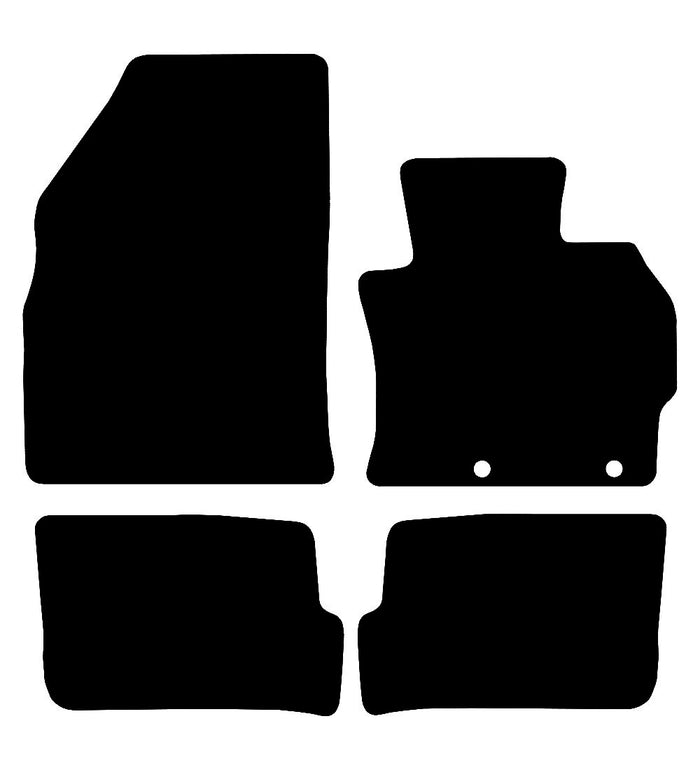 Mitsubishi Mirage 2013 - 2020 Car Mats vehicle mat pattern