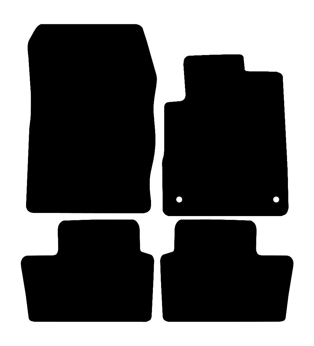 Nissan Juke 2019 to Present Car Mats vehicle mat pattern