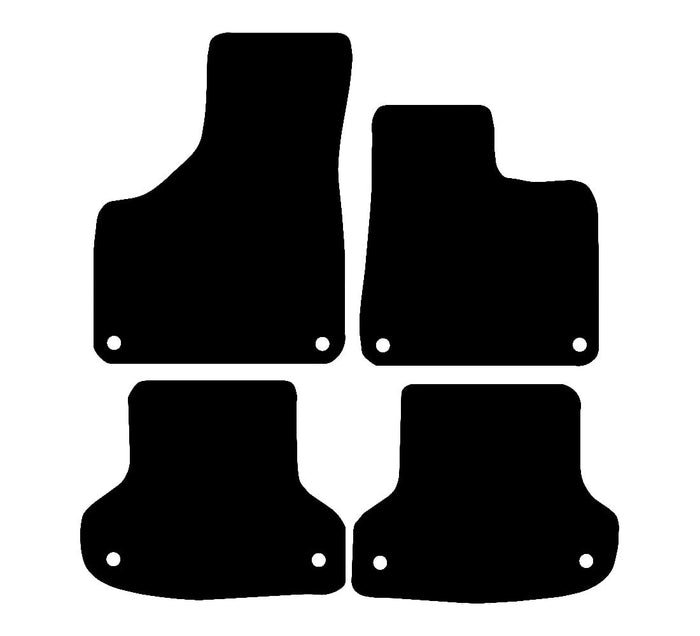 Audi A3 Cabriolet 2008 - 2012 Car Mats vehicle mat pattern