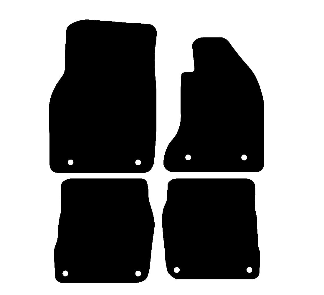 Audi RS6 1997 - 2004 Car Mats vehicle mat pattern