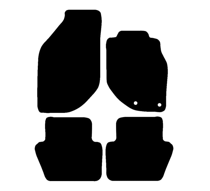 Volvo C70 1999 - 2006 Car Mats vehicle mat pattern