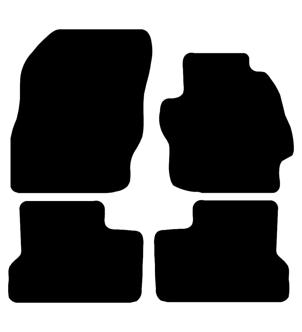Mazda 3 (No Clips) 2009 - 2013 Car Mats vehicle mat pattern