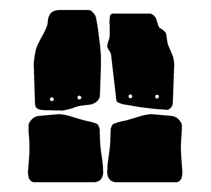 Volvo S40 1996 - 2004 Car Mats vehicle mat pattern