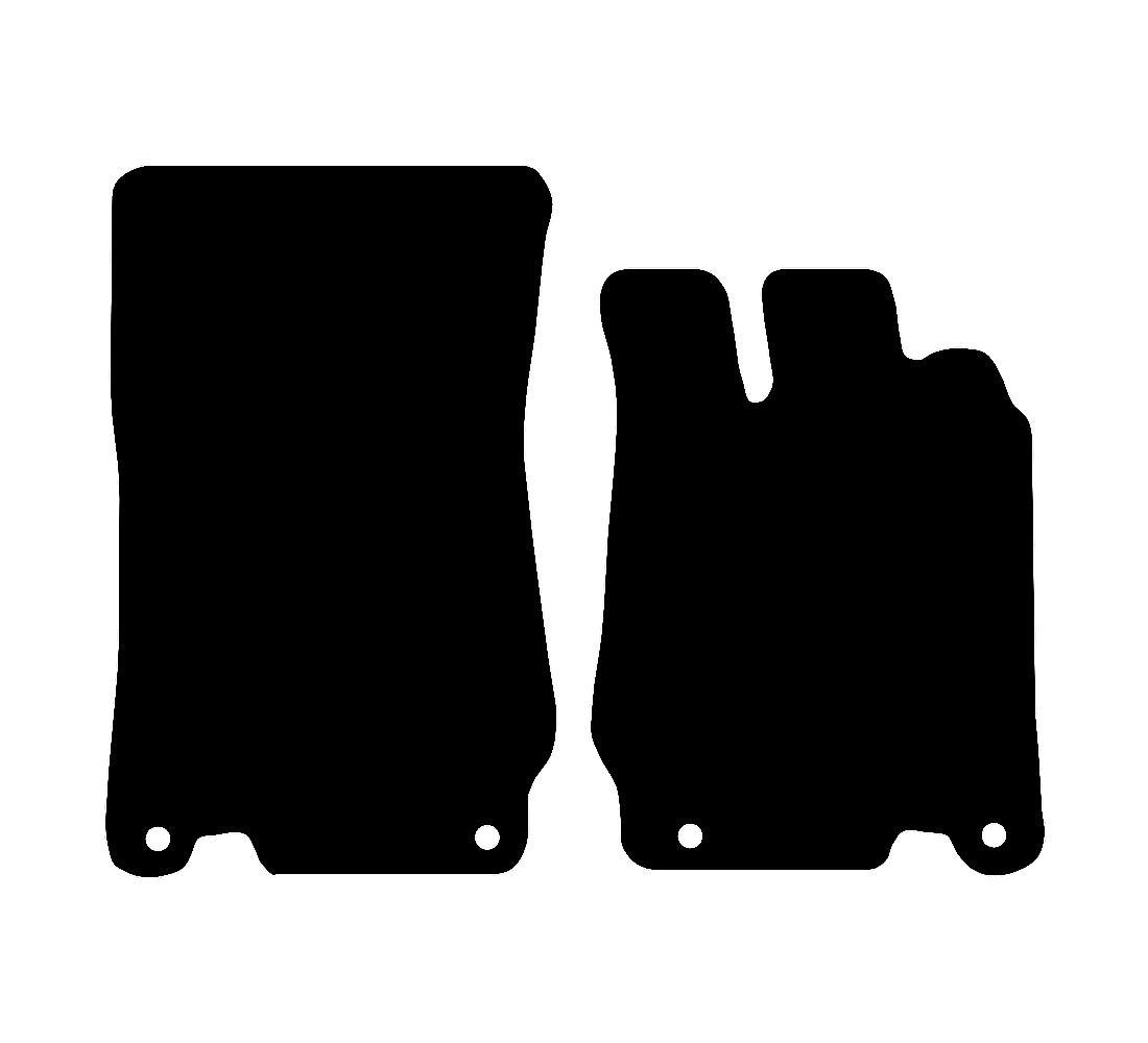 Mercedes SL Sport 2002 - 2011 Car Mats vehicle mat pattern