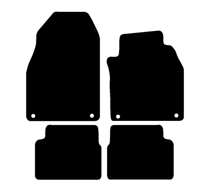 Saab 93 Convertable 2003 - 2012 Car Mats vehicle mat pattern