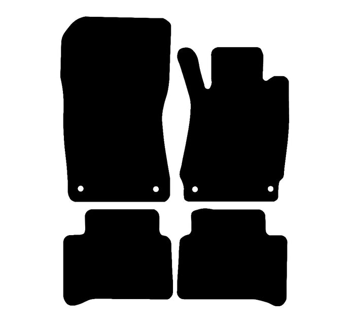Mercedes CLS (W219) 2005 - 2011 Car Mats vehicle mat pattern