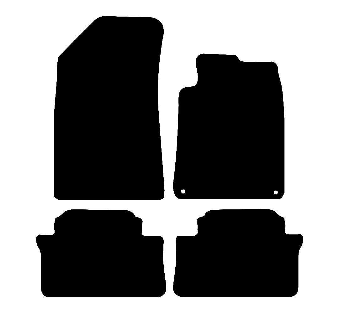 Peugeot 508 2011 - 2018 Car Mats vehicle mat pattern
