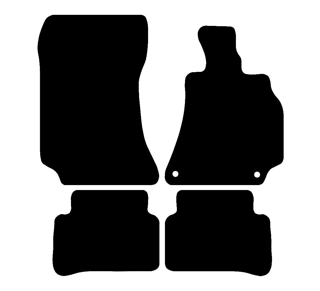 Mercedes E Class Saloon/Estate 2009 - 2016 Car Mats vehicle mat pattern