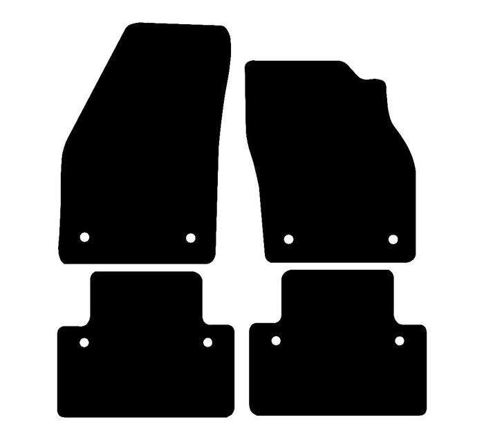 Volvo C30 Manual 2007 - 2013 Car Mats vehicle mat pattern