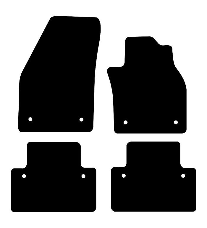 Volvo C30 Auto 2007 - 2013 Car Mats vehicle mat pattern