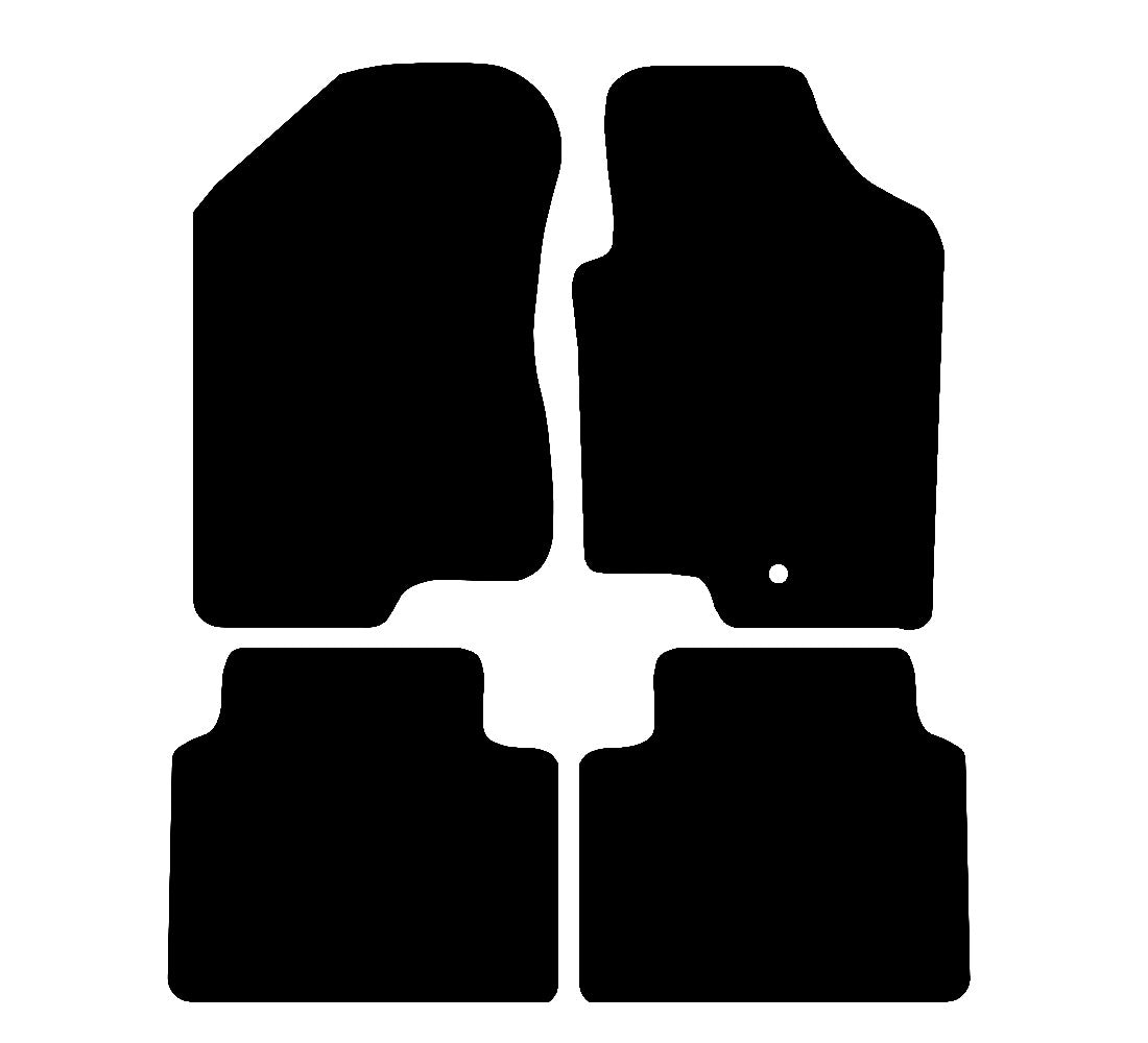 Hyundai Sonata 2005 - 2010 Car Mats vehicle mat pattern