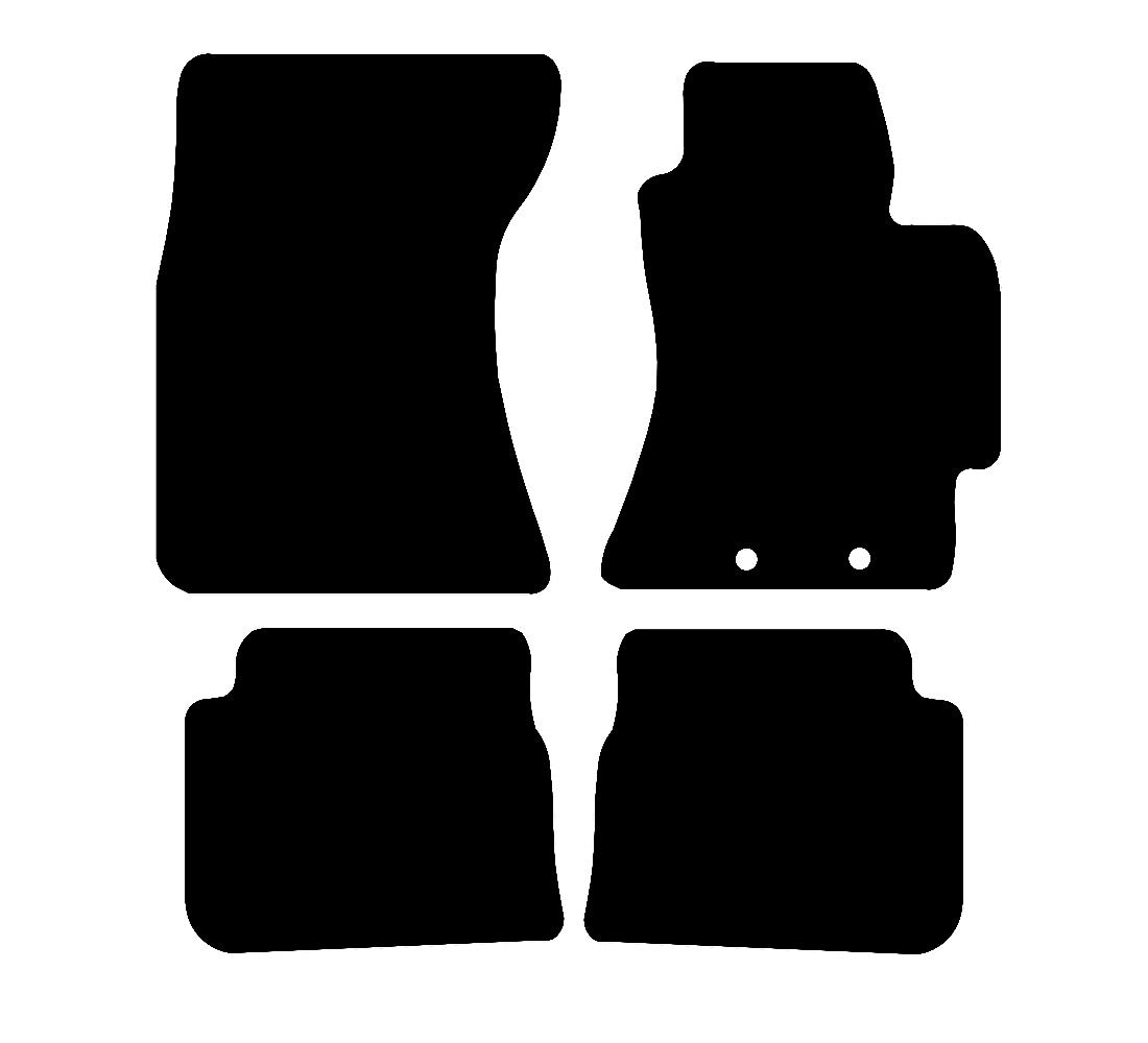 Subaru Forester 2010 - 2013 Car Mats vehicle mat pattern