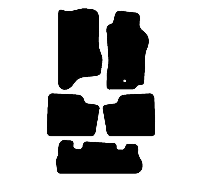 Nissan Patrol 1997 - 2009 Car Mats vehicle mat pattern