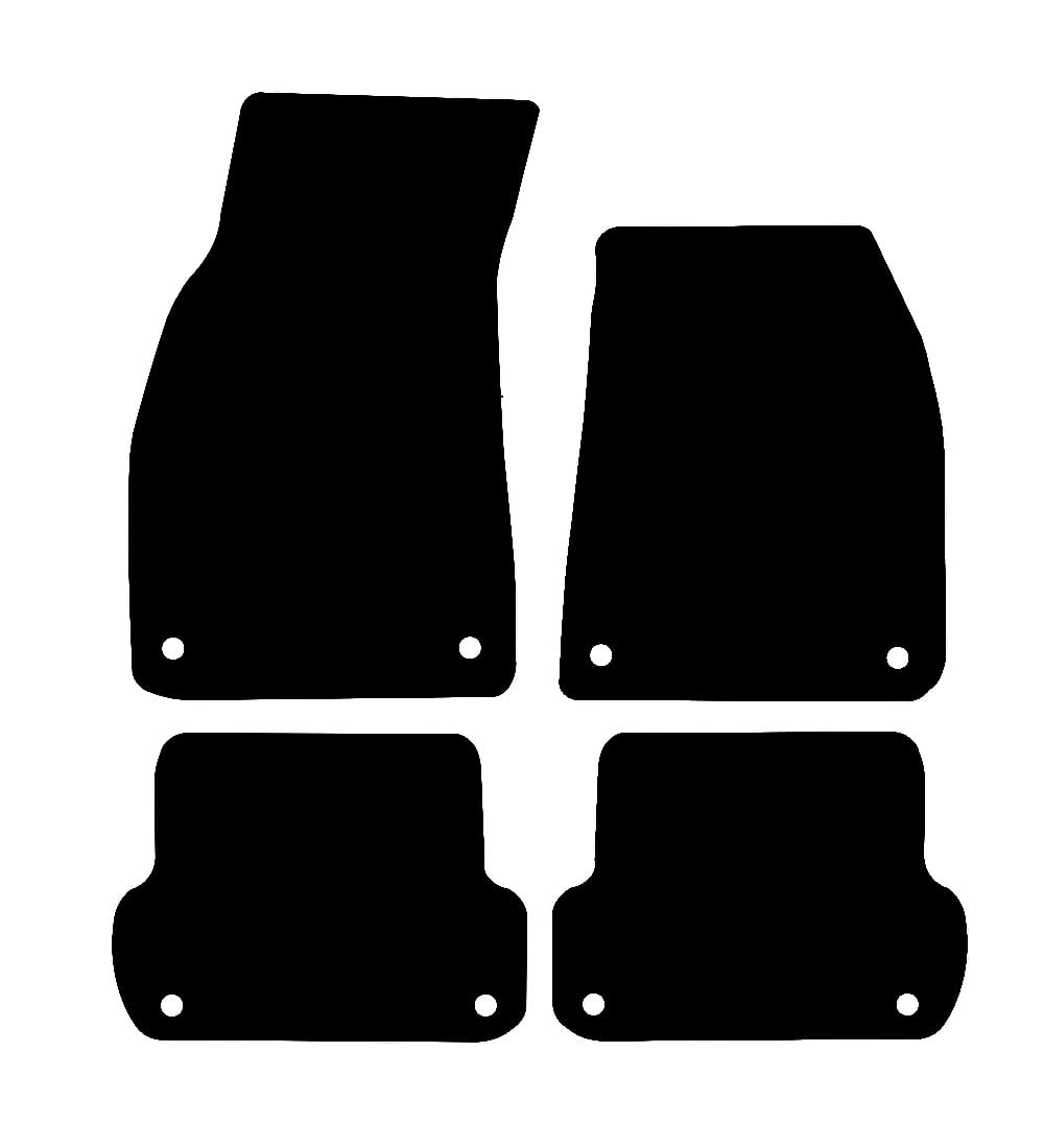 Audi A6 Allroad 2005 - 2011 Car Mats vehicle mat pattern
