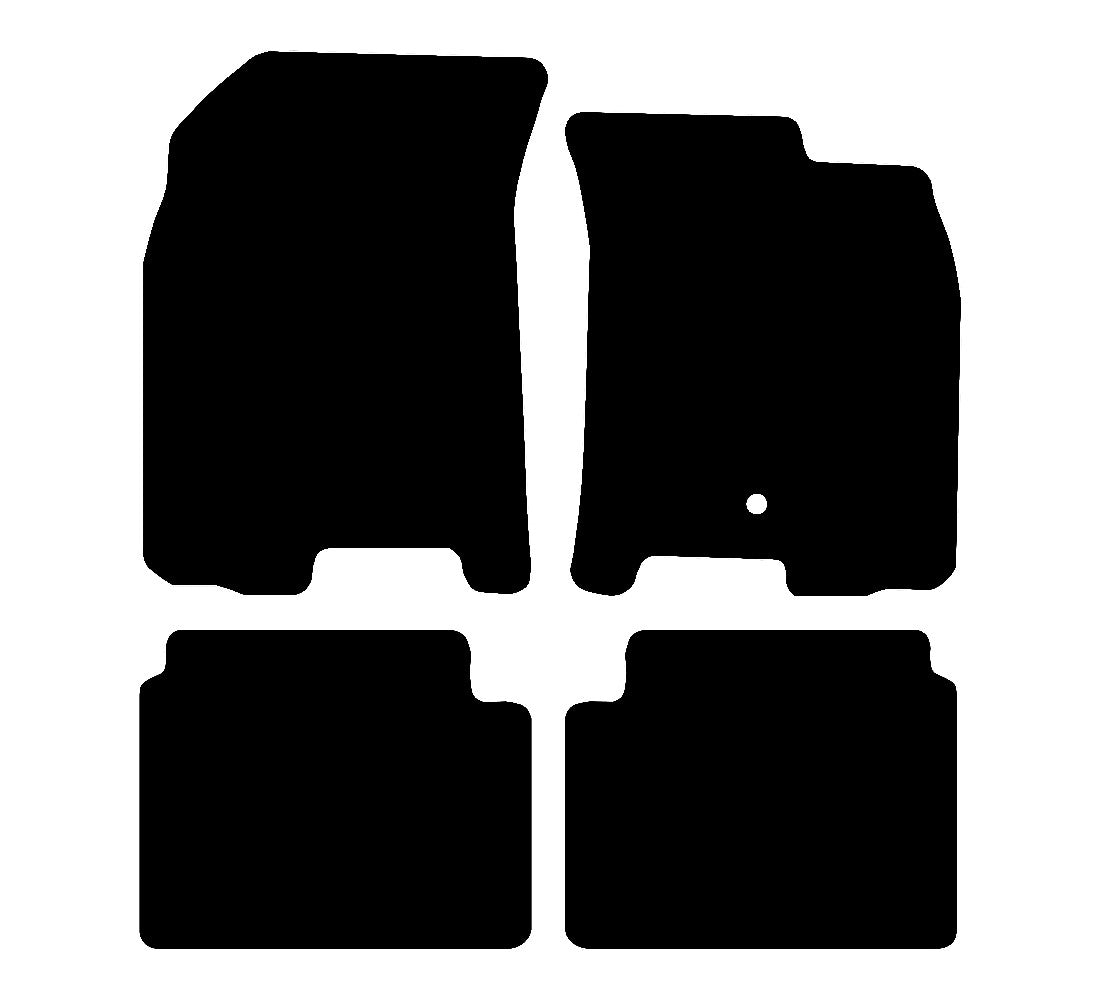 Chevrolet Kalos 2005 - 2008 Car Mats vehicle mat pattern