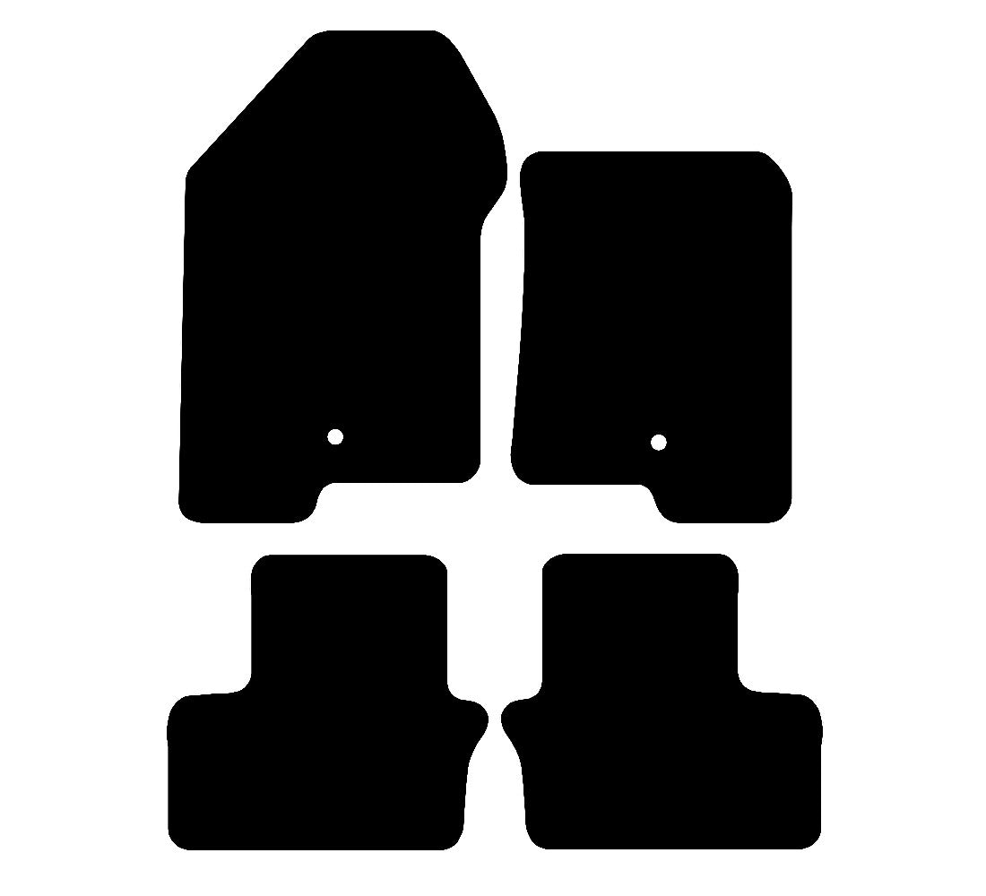 Chrysler Compass 2007 - 2009 Car Mats vehicle mat pattern