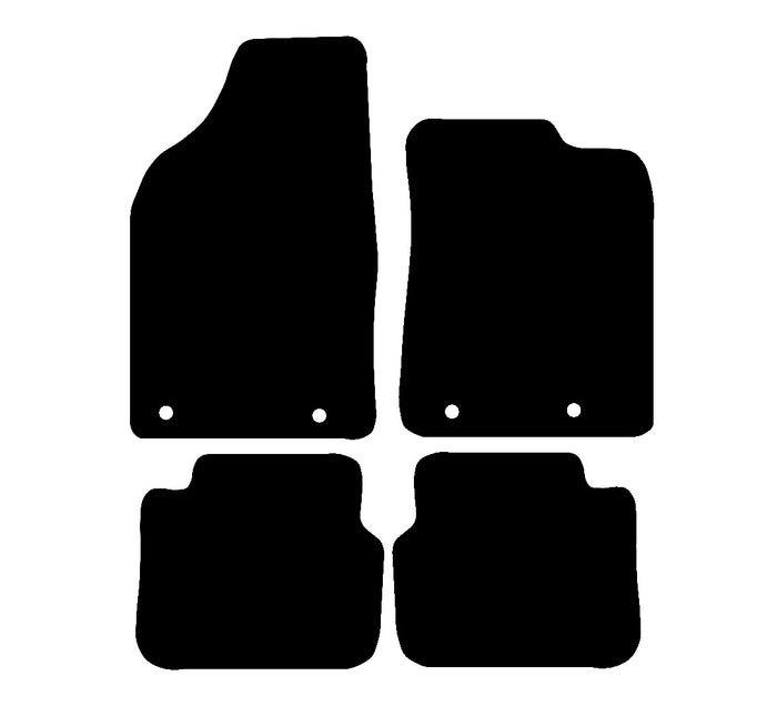 Chrysler Delta (Manual) 2011 - 2013 Car Mats vehicle mat pattern