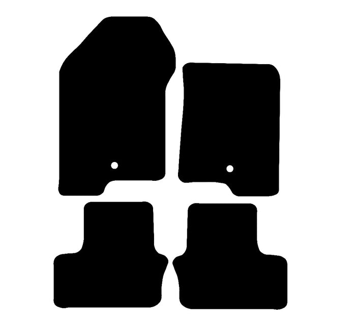 Chrysler Patriot 2007 - 2011 Car Mats vehicle mat pattern