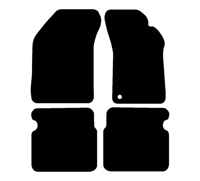 Chrysler Sebring (MK3) 2006 - 2010 Car Mats vehicle mat pattern